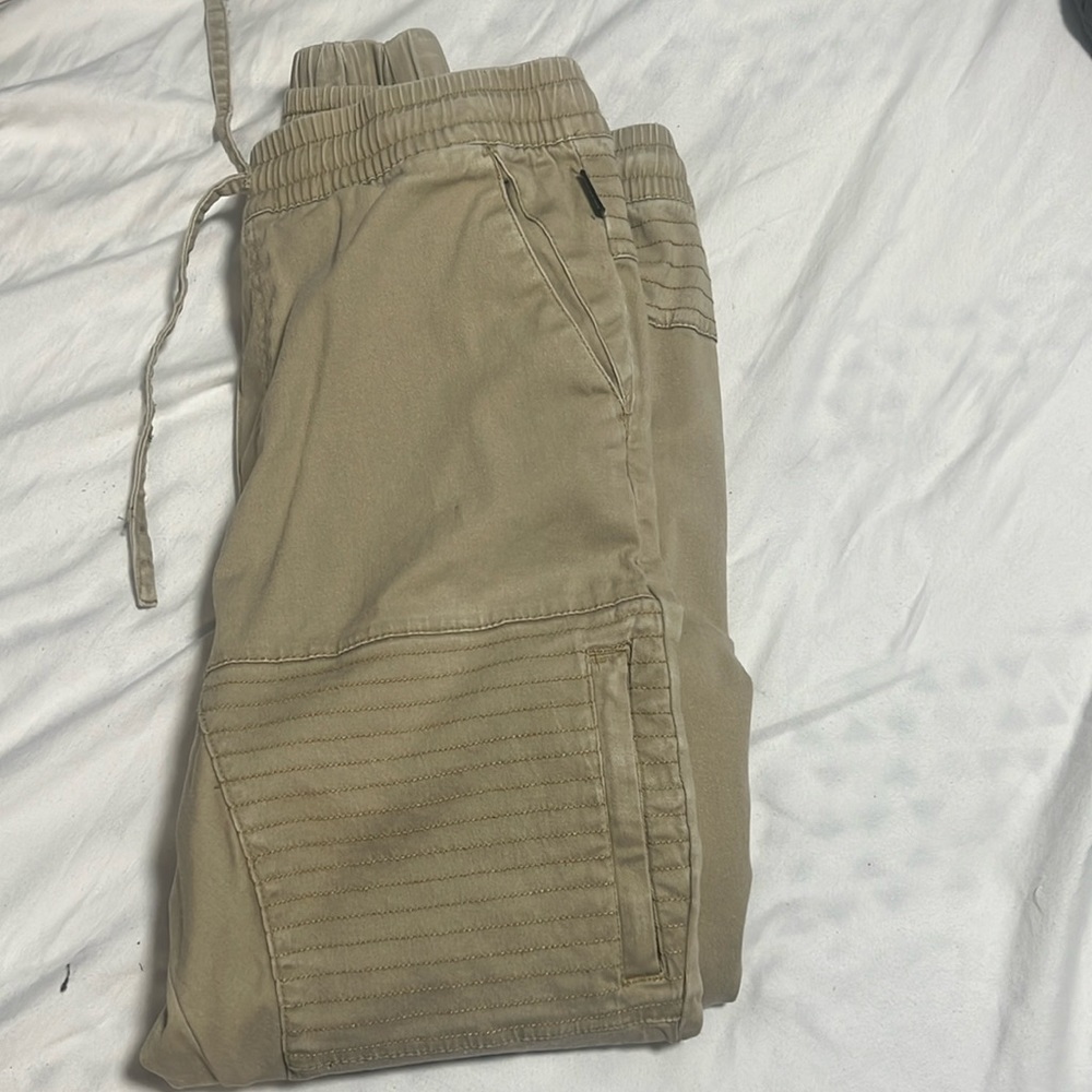 Khaki joggers